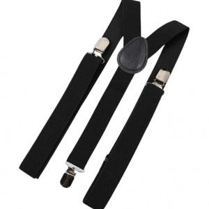 Children's Black Y-Back Adjustable Braces